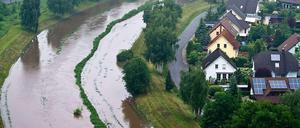 Hochwasser an der Schwarzen Elster