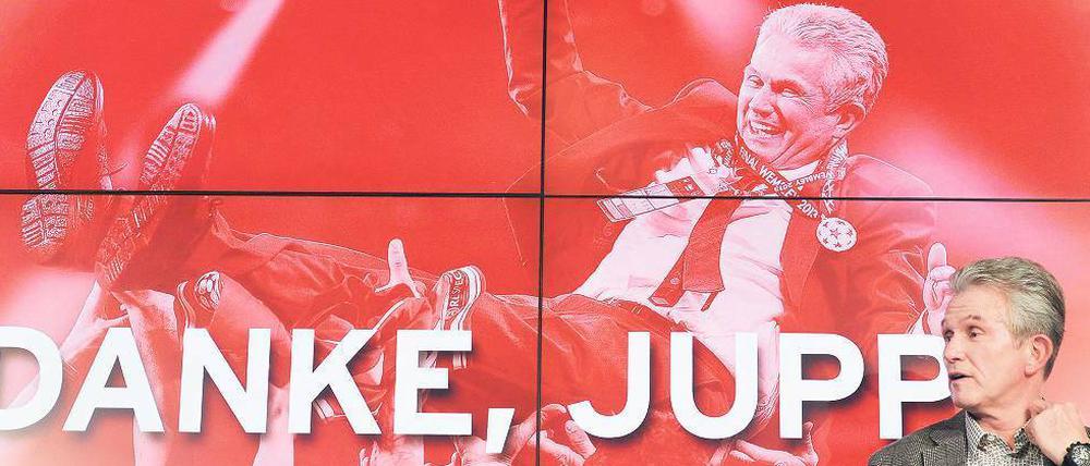 Merci sag i. Jupp Heynckes verabschiedete sich nach einer historischen Saison mit einer emotionalen Vorstellung vom FC Bayern. 