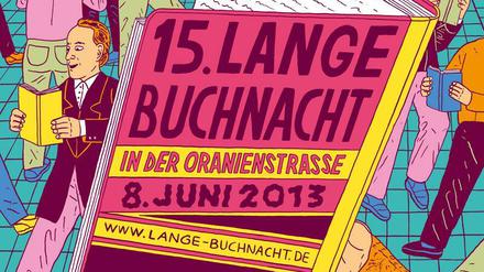 Lesen und gelesen werden: Das Plakat zur Langen Buchnacht stammt von Paul Paetzel.