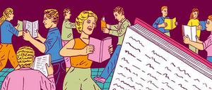 Lesen und gelesen werden: Das Plakat zur Langen Buchnacht stammt von Paul Paetzel.