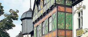 Blickfang. Das Paul-Emisch-Haus in der Lichterfelder Curtiusstraße.