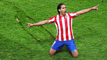 Teurer Falke. Radamel Falcao jubelt künftig im Trikot von Monaco.