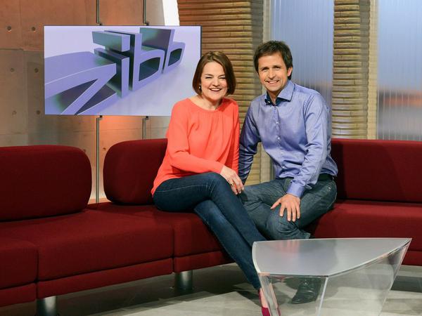 Britta Elm und Uwe Madel schrauben sich für „Zibb“ stets ein Lächeln ins Gesicht.