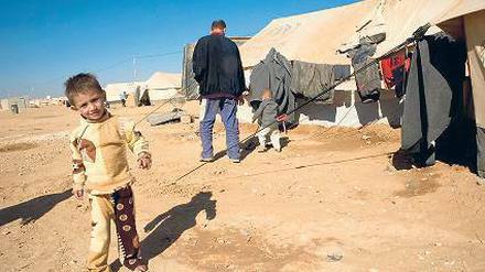 Auf der Flucht. Berliner Schüler helfen auch syrischen Kindern in Zufluchtscamps in Jordanien. Foto: Save the Children/Mohamad Alasmar