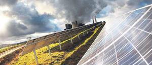 Woher kommen die Solarmodule? Dem Betreiber dieser Solaranlage im im nordrhein-westfälischen Inden dürfte das ziemlich egal sein. Preis und Qualität sind entscheidend. Foto: dpa