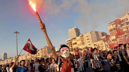 Demonstrationen in Istanbul.