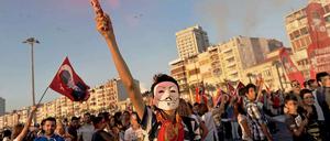 Demonstrationen in Istanbul.