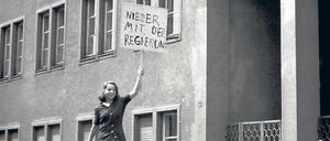 Leipzig, 17. Juni 1953, Beethovenstraße: Aufstand des Volkes in der DDR. Foto: RBB