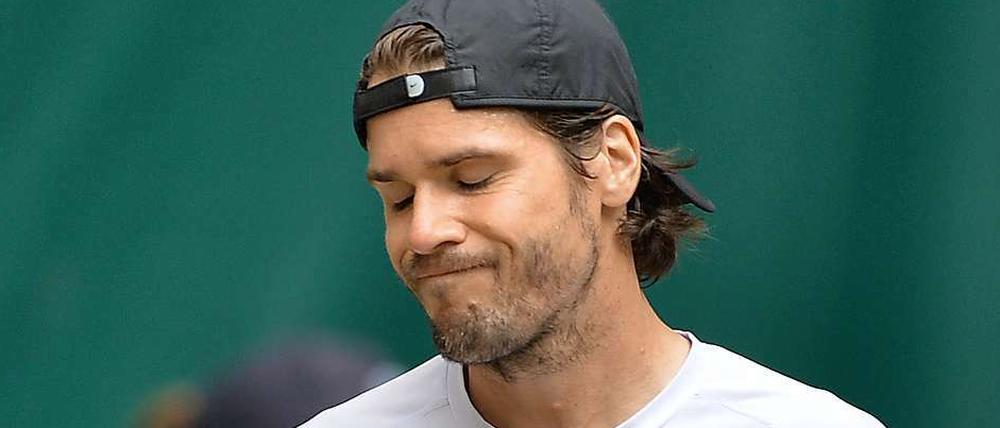 Chance vergeben: Tommy Haas lag bereits mit einem Satz in Führung, doch dann war der Weltranglistendritte zu stark für den 35-Jährigen.