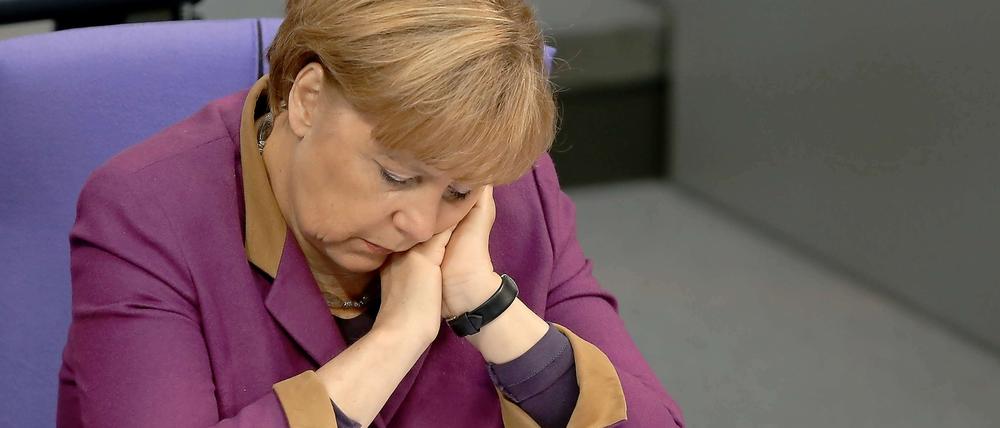 Müder Wahlkampf: Angela Merkel verzichtet lieber auf klare Kante.