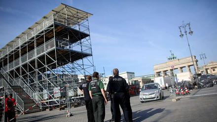 Es kann losgehen: Berlin ist bereit für den Besuch des US-Präsidenten.