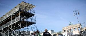 Es kann losgehen: Berlin ist bereit für den Besuch des US-Präsidenten.