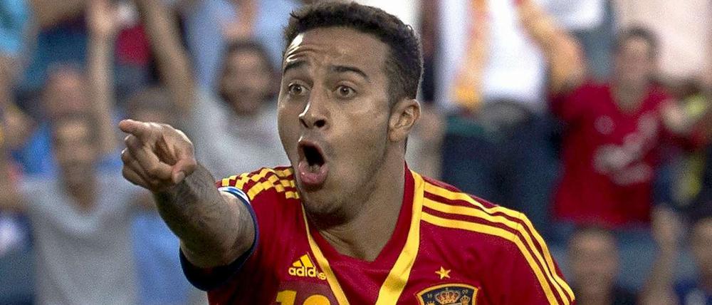 Oho. Thiago Alcantara war mit drei Toren der Mann des Spiels. 