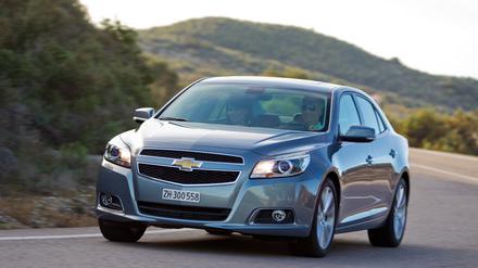 Wuchtiger Grill, breite Schultern: Seit der Neuauflage im vergangenen Jahr mimt der Chevrolet Malibu wieder den Charakterdarsteller.