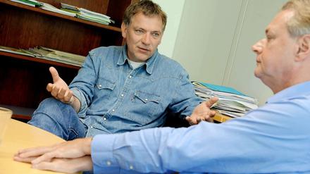 Jan van Aken (links) und Frithjof Schmidt
