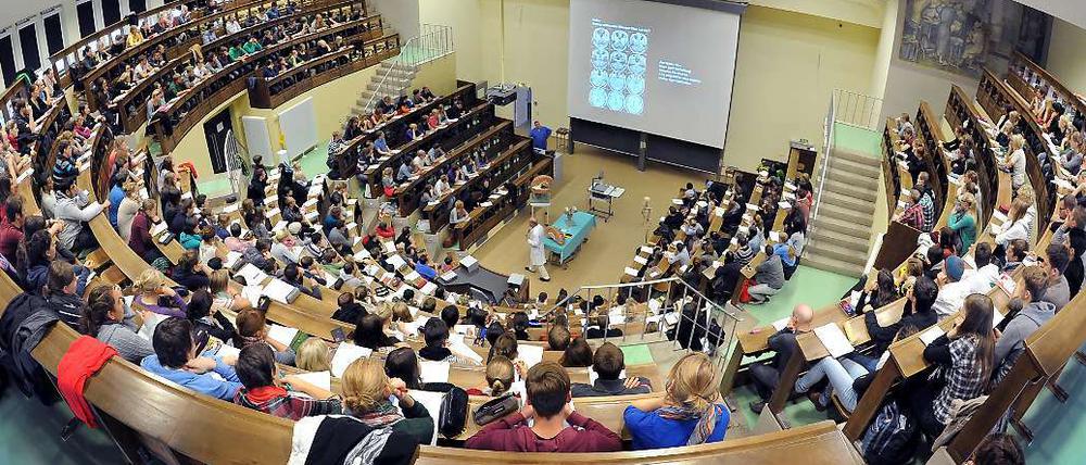 Ein Hörsaal der Universität Leipzig.