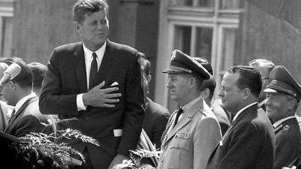 John F. Kennedy in Berlin. 