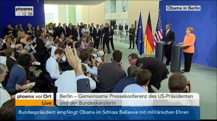 Das ganze Bild: Phoenix berichtet von allen Stationen des Deutschlandbesuchs von US-Präsident Barack Obama.