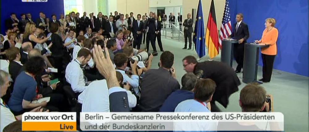 Das ganze Bild: Phoenix berichtet von allen Stationen des Deutschlandbesuchs von US-Präsident Barack Obama.