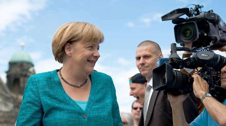 Die Kanzlerin Angela Merkel in Berlin.