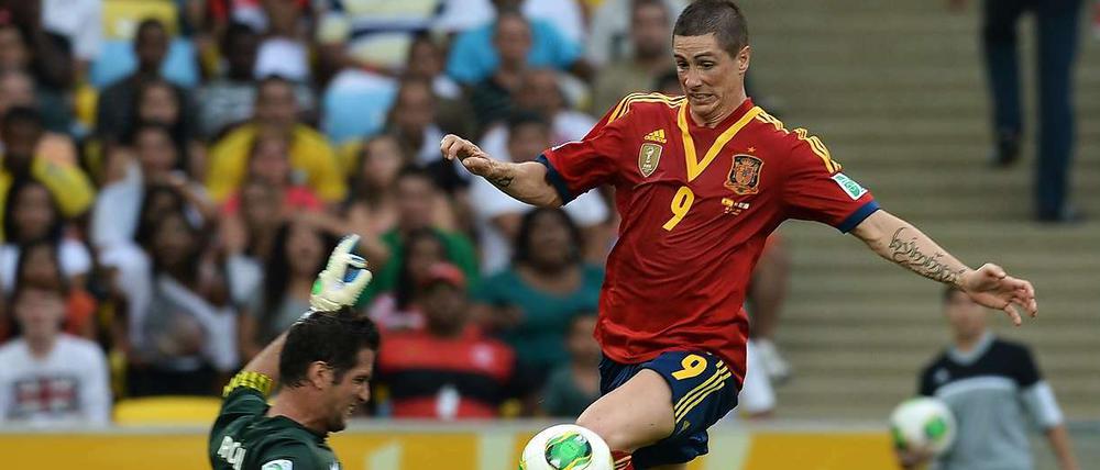 Vierfacher Torschütze: Fernando Torres (rechts).