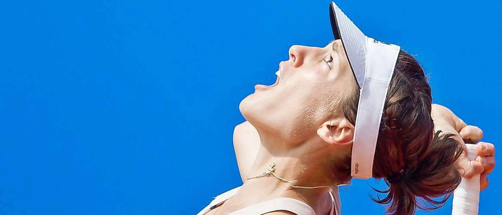 Schrei nach Erfolg. Andrea Petkovic dachte schon ans Aufhören, jetzt will sie noch einmal angreifen.