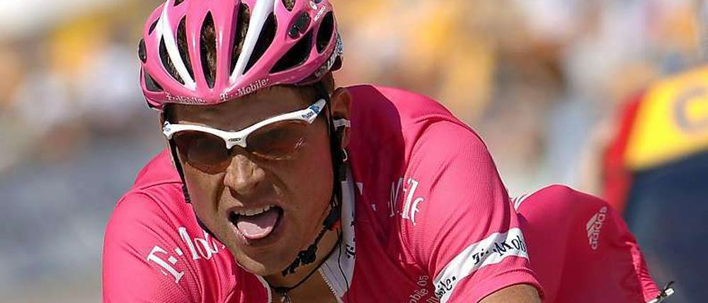 Jan Ullrich beim Radfahren.