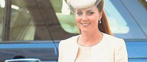 Catherine, Herzogin von Cambridge, vor einem Monat.