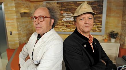 Urban Priol (links) und Frank-Markus Barwasser verlassen die "Anstalt".
