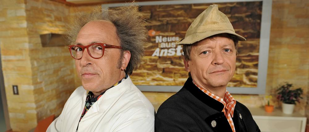 Urban Priol (links) und Frank-Markus Barwasser verlassen die "Anstalt".