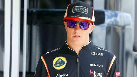 Kimi Raikkönen, 33, von den Journalisten gefürchtet, von den Fans verehrt.