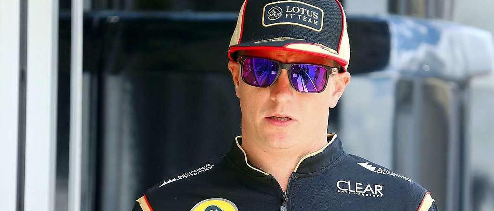 Kimi Raikkönen, 33, von den Journalisten gefürchtet, von den Fans verehrt.