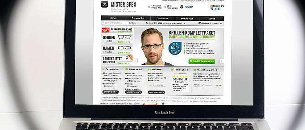 Erfolgreiches Start-up aus Berlin: Der Online-Brillenshop Mister Spex hat schon ausländische Investoren gewinnen können.