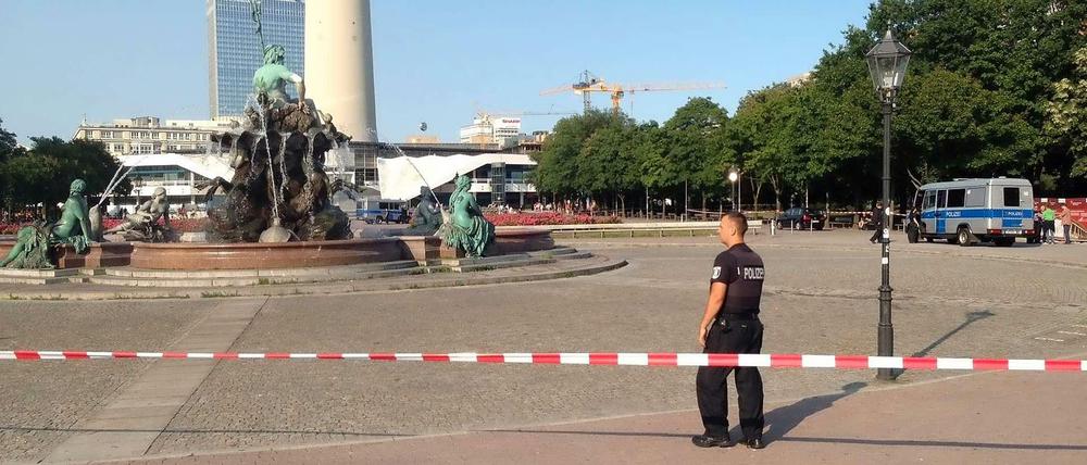 Der brutale Angriff am Neptunbrunnen war rassistisch motiviert.