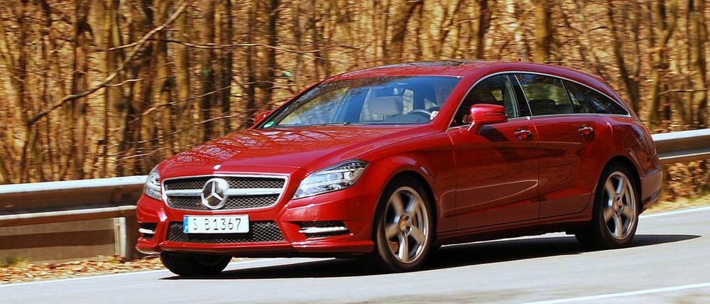 Design ist das Fach des Mercedes CLS Shooting Brake, in dem er am aussagekräftigsten ist. Muss nicht gefallen, aber wird vielen gefallen.