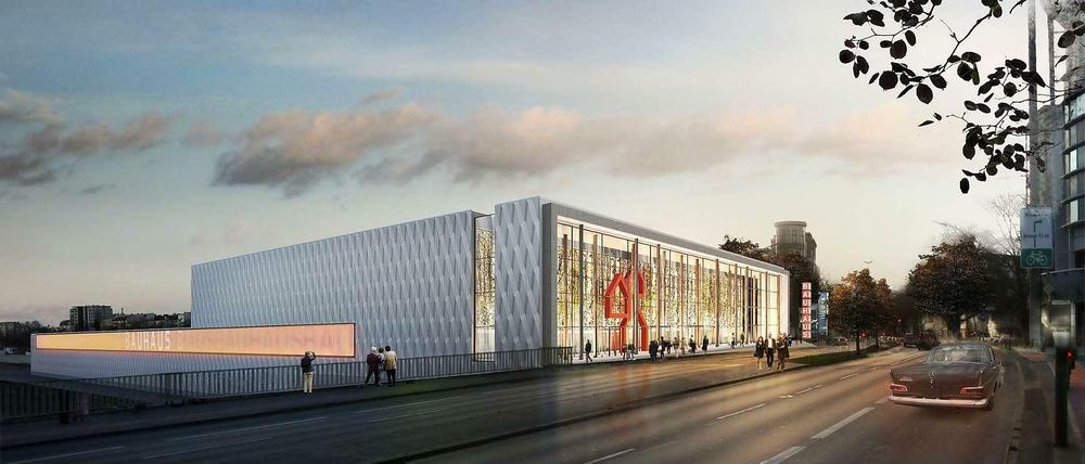 Wintergarten am Ku'damm. Die neue Bauhaus-Filiale soll sich mit einem „grünen Schaufenster“ von den üblichen Baumärkten unterscheiden.