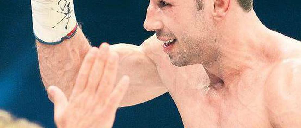Obenauf. Boxer Felix Sturm ist bereit für einen WM-Kampf. Foto: dpa