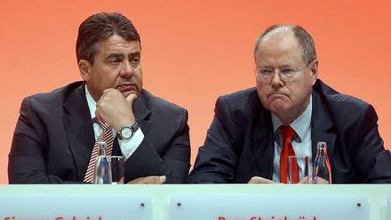 Sigmar Gabriel und Peer Steinbrück.