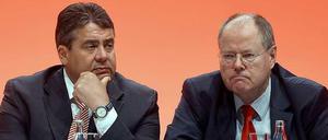 Sigmar Gabriel und Peer Steinbrück.