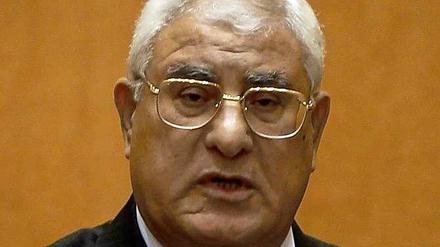 Adly Mansour, der neue Übergangspräsident von Ägypten. 