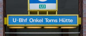 Der U-Bahnhof Onkel Toms Hütte.