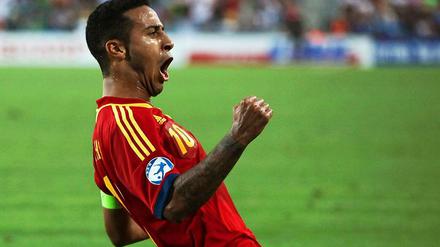 Mikrofaser im Anmarsch: Thiago Alcantara.