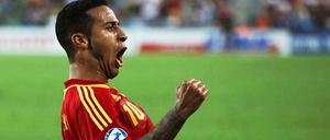 Mikrofaser im Anmarsch: Thiago Alcantara.