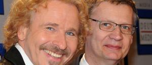 Thomas Gottschalk und Günther Jauch moderieren auf RTL zusammen eine Show.