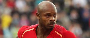 Schnell und verdächtig. Der jamaikanische 100-Meter-Läufer und ehemalige Weltrekordinhaber Asafa Powell.