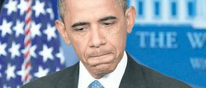 Nachdenklich. Barack Obama Foto: Reuters