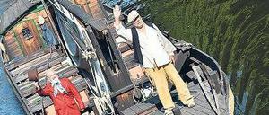 Rekonstruiert. Derartige Kähne betrieb die Familie von Ludwig Leichhardt.