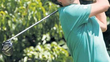 Gut aufgeschlagen. Der 19-jährige Spieth hat in Muirfield den Cut geschafft. Foto: AFP