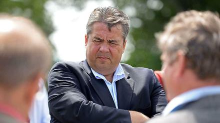 Unzufrieden mit der Bundeskanzlerin: Sigmund Gabriel (SPD).