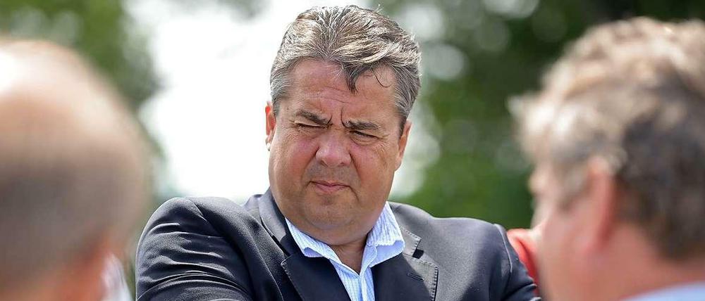 Unzufrieden mit der Bundeskanzlerin: Sigmund Gabriel (SPD).